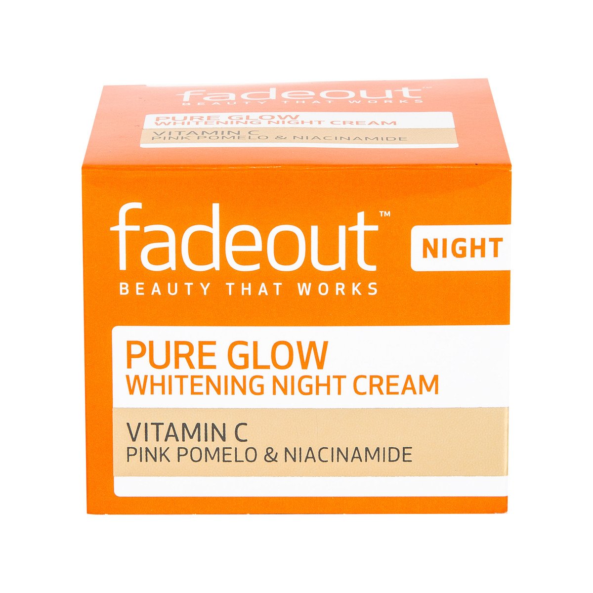 Fadeout Pure Glow Whitening Night Cream With Vitamin C 50 ml
