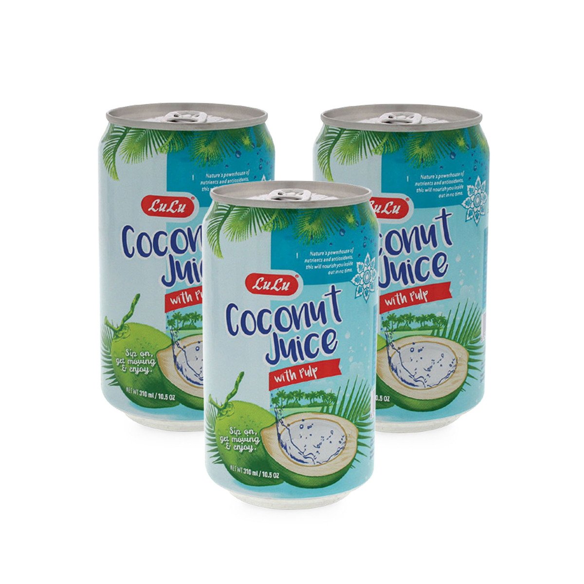 LuLu Coconut Juice with Pulp 3 x 310 ml