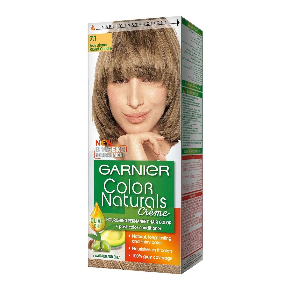 Garnier Color Naturals Creme Ash Blonde 7.1 Value Pack 2 x 1 pkt