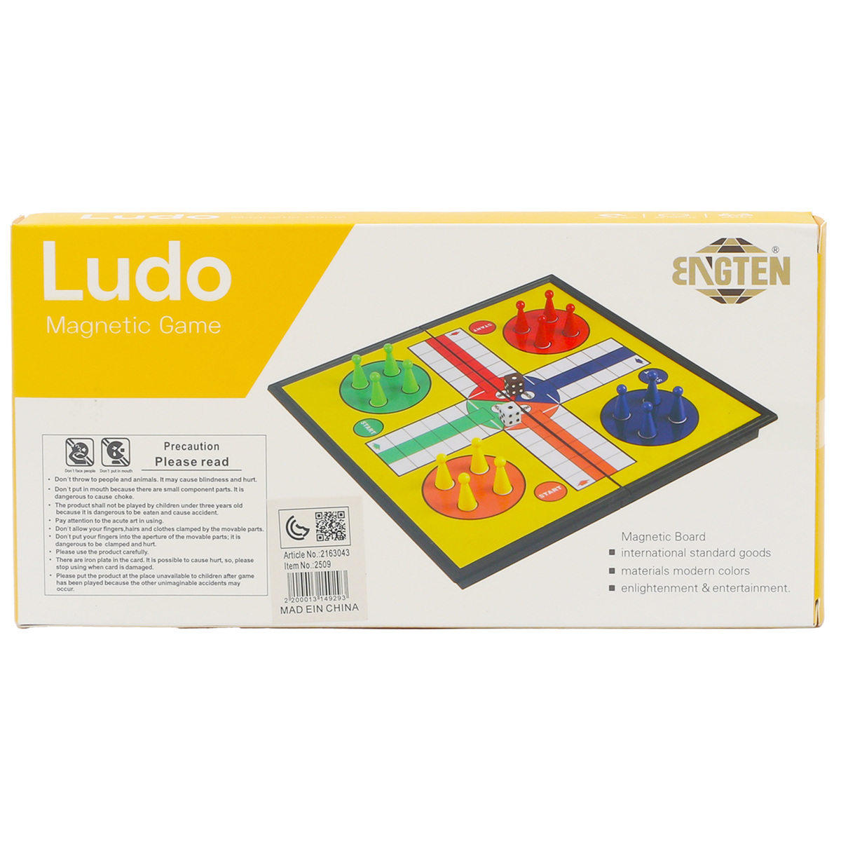 Skid Fusion Magnetic Ludo Game S-2509