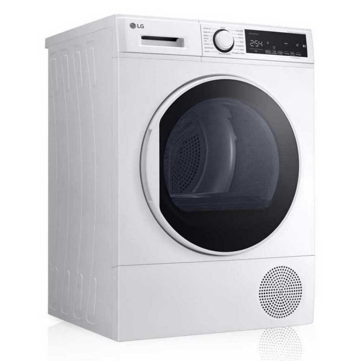 LG Front Load Dryer, 8 kg, Silver, RH80T2AP6RM