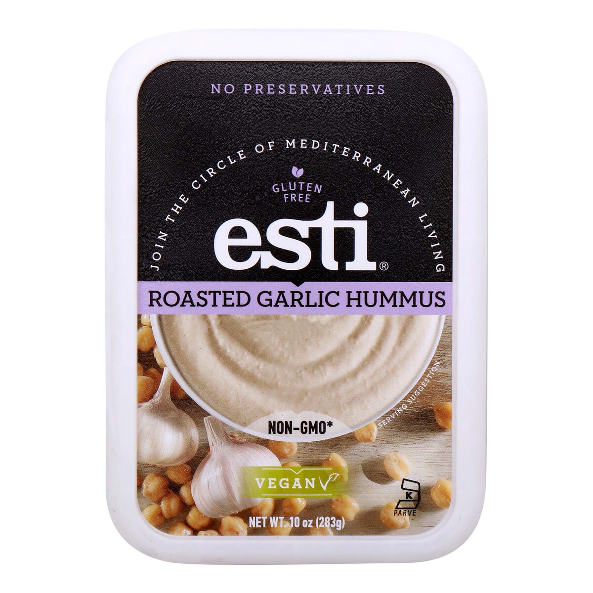 Esti Roasted Garlic Hummus, 283 g