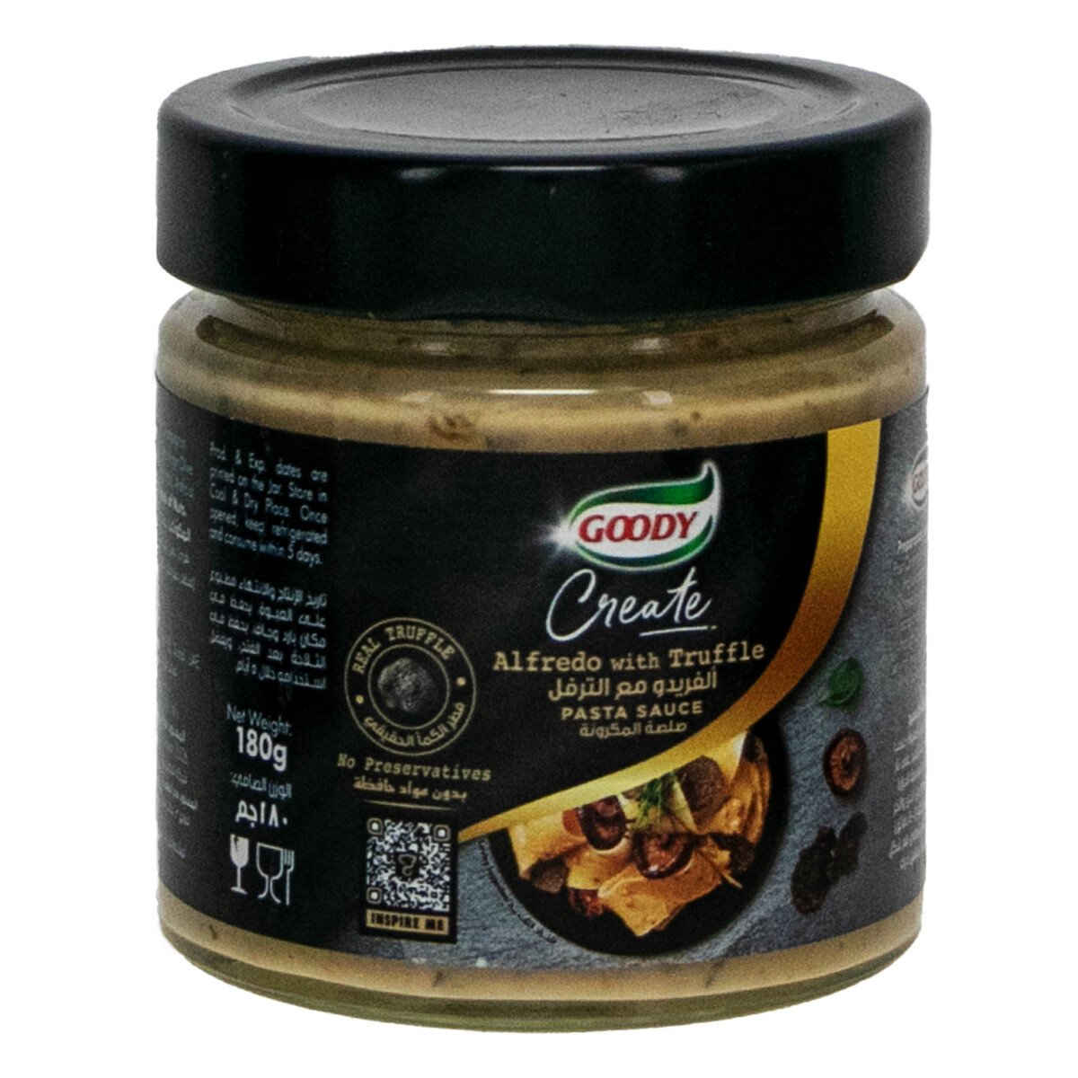 Buy Goody Alfredo With Truffle Pasta Sauce 180 g Online at Best Price | Cooking Sauce | Lulu KSA in Saudi Arabia
