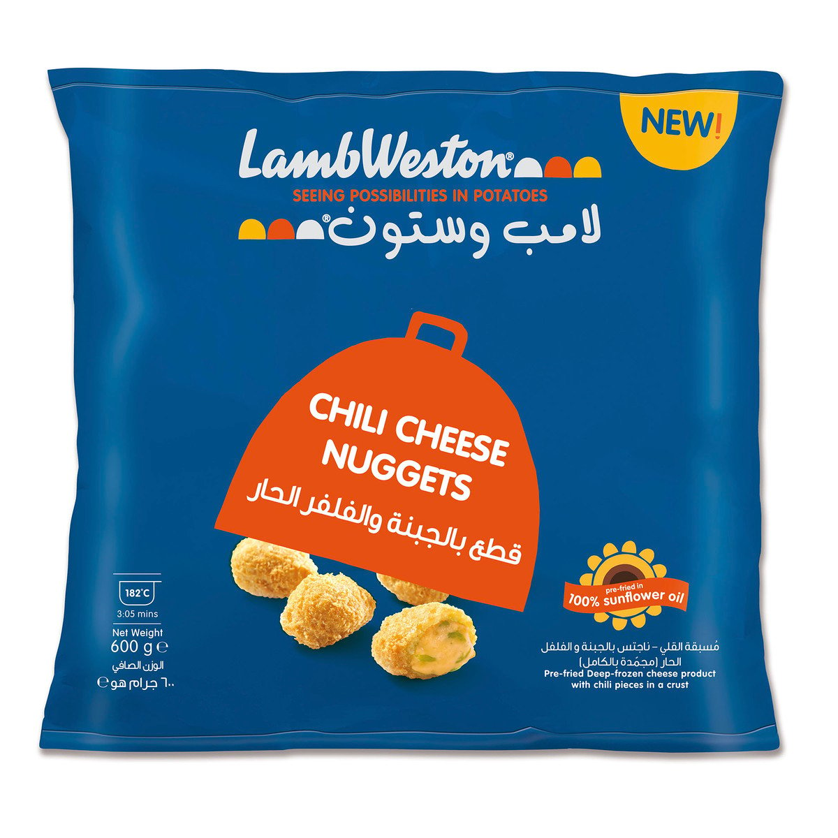 Lamb Weston Chilli Cheese Nuggets 600 g