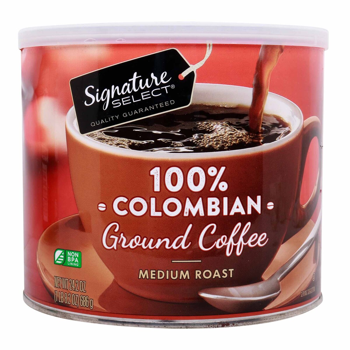 Signature Select Colombian Medium Roast Ground Coffee 686 g