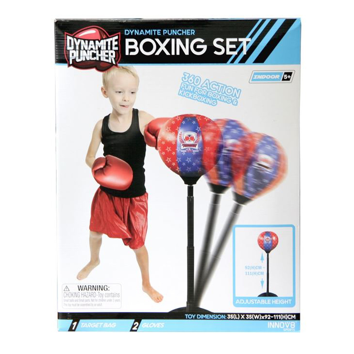 Hostful Indoor Boxing Set For Kids, Multicolour, 64615