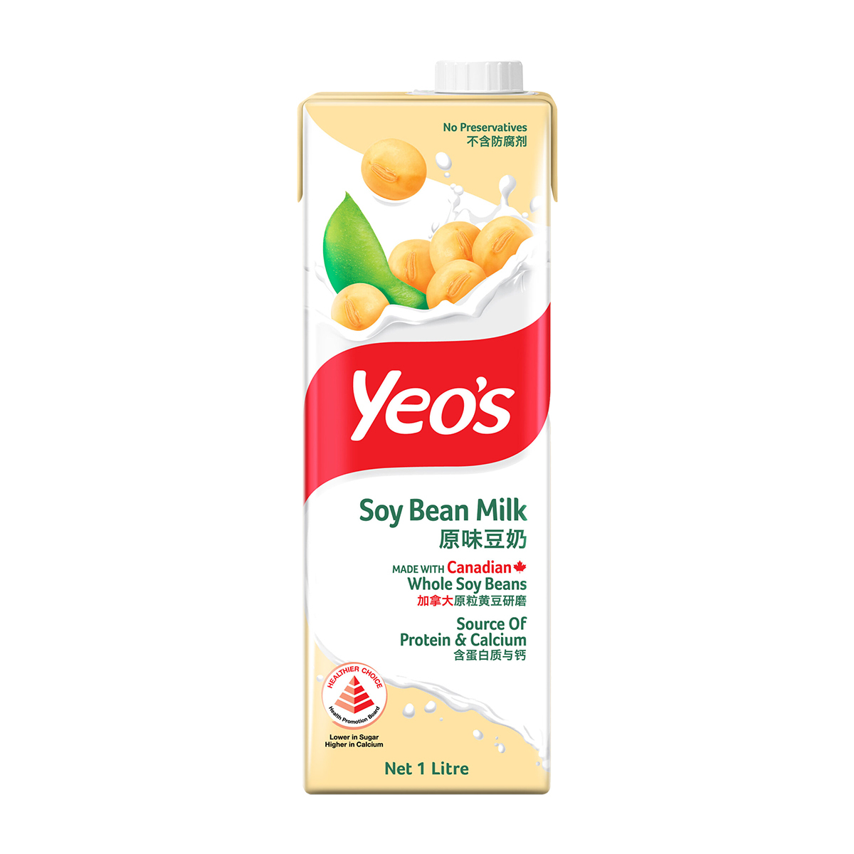 Yeos Soya Bean Milk 1Liter