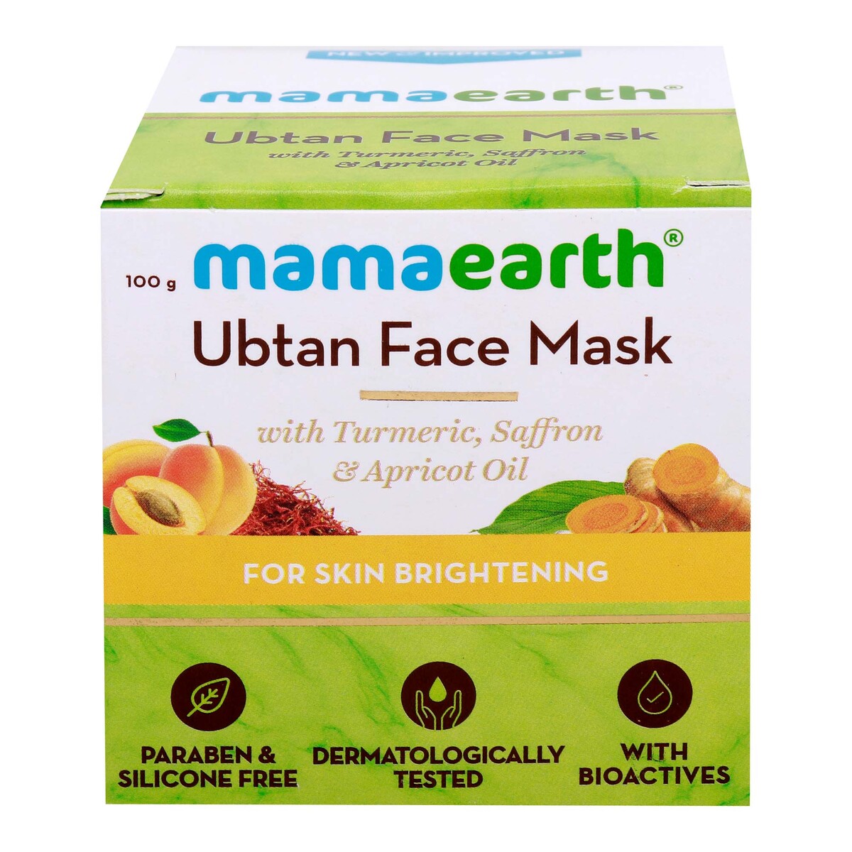 Mamaearth Ubtan Face Mask for Skin Lightening & Brightening 100 ml