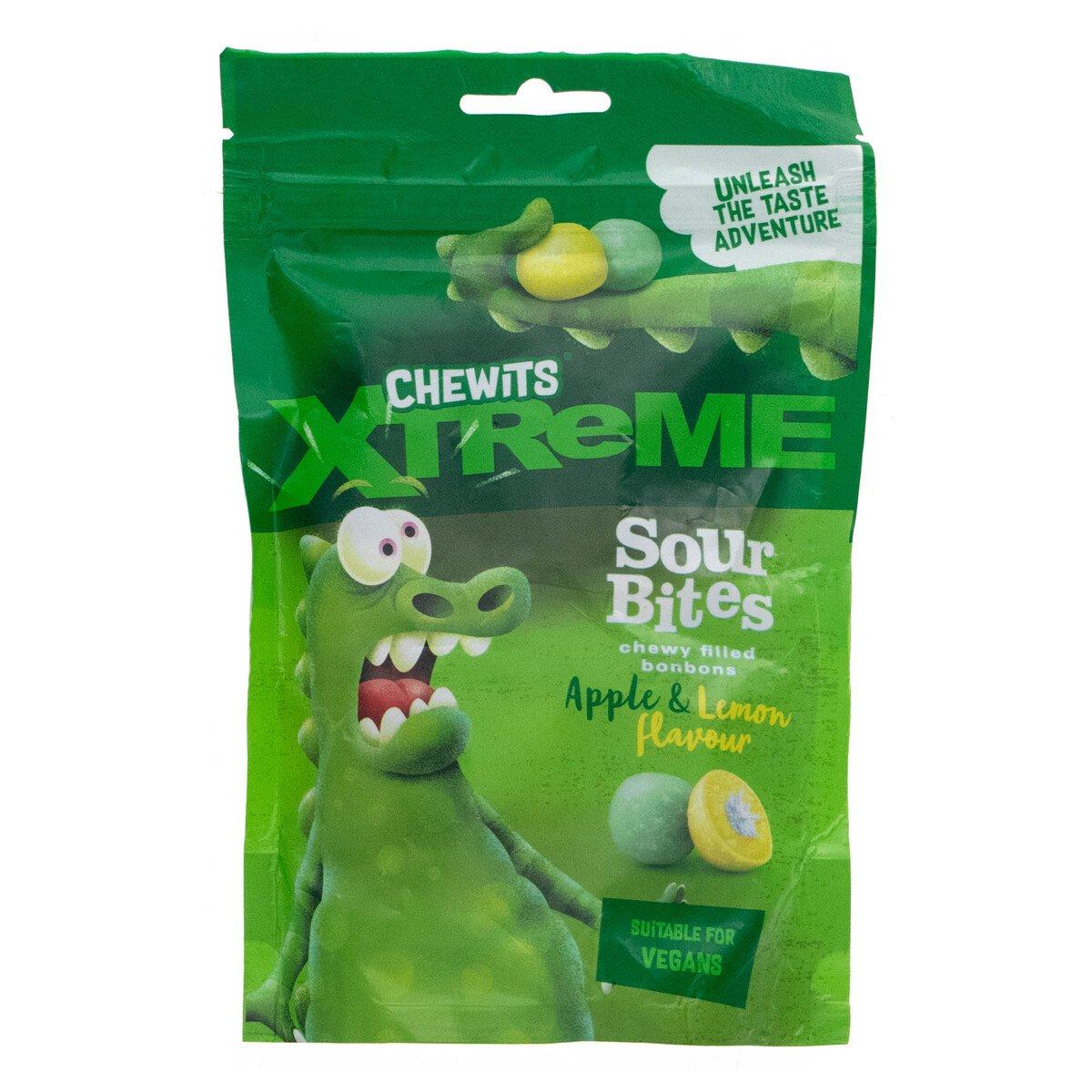 Chewits Xtreme Apple and Lemon Flavour Sour Bites, 165 g