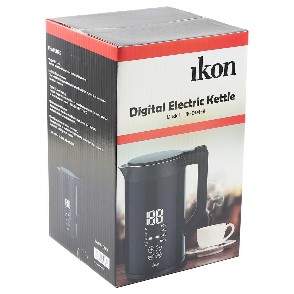 Ikon Digital Kettle, IK-DD459, 1.5 L