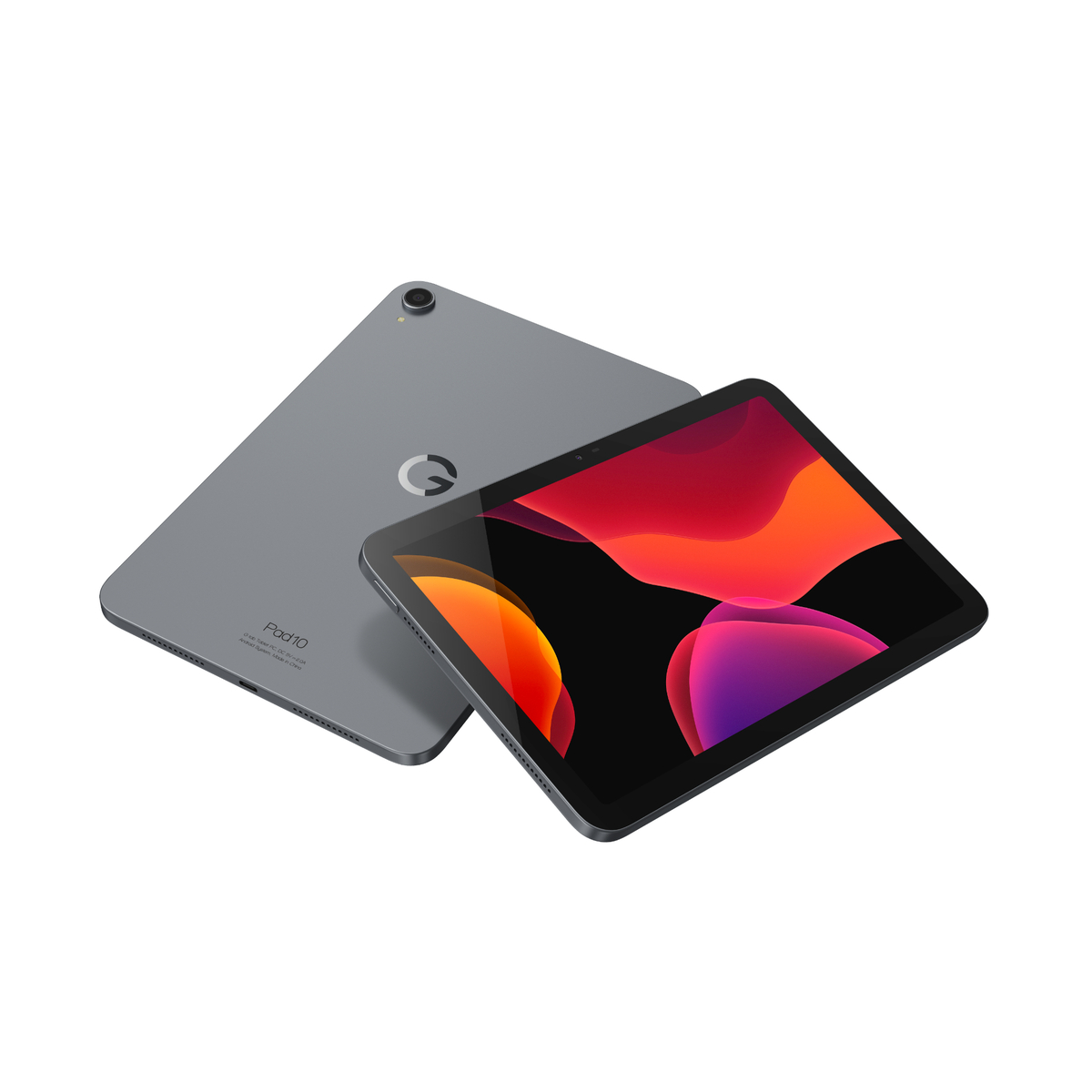 Gtab Pad10 10" WiFi Tablet, 4 GB RAM, 128 GB Storage, Gray