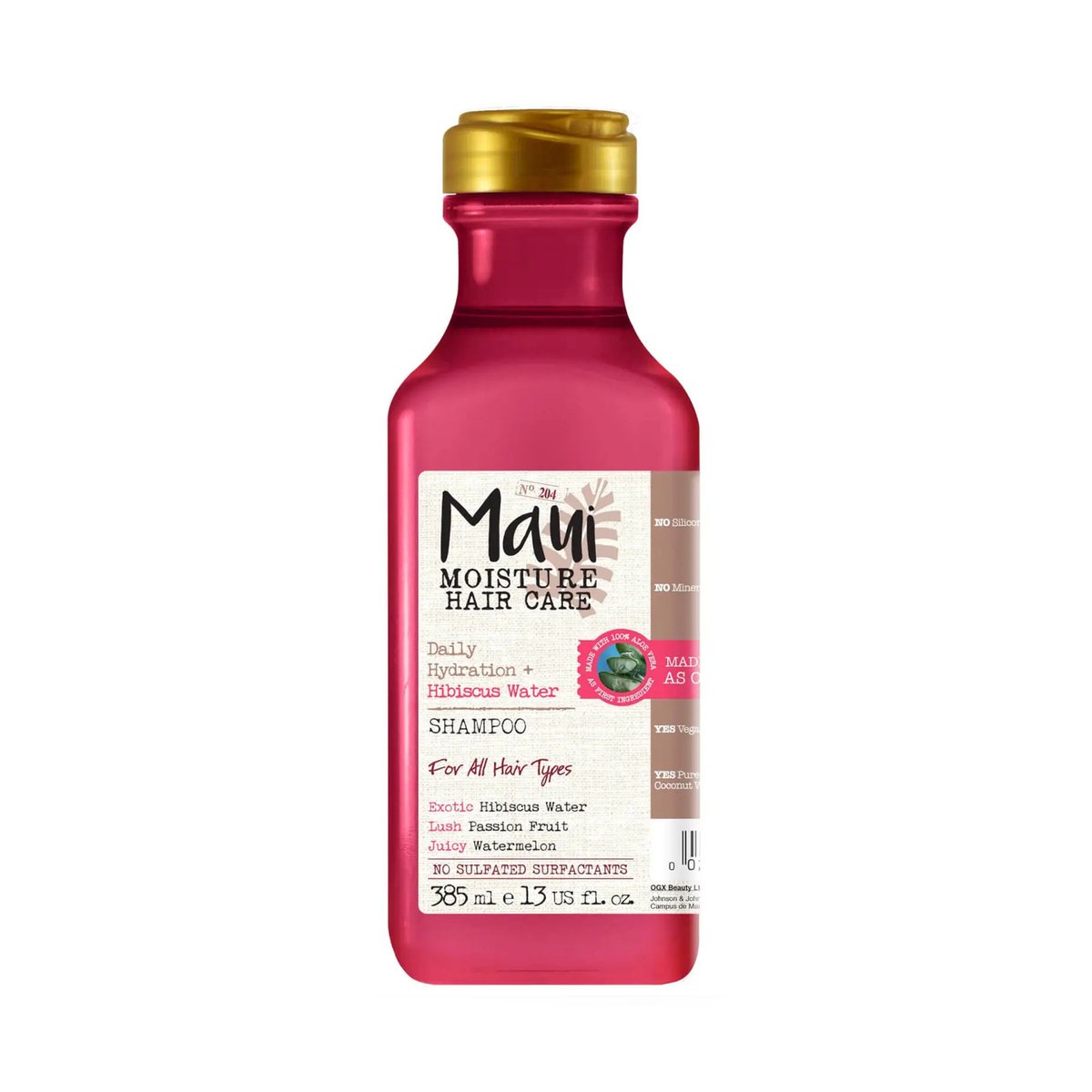 Maui Moisture Hair Care Hibiscus Water Shampoo 385 ml