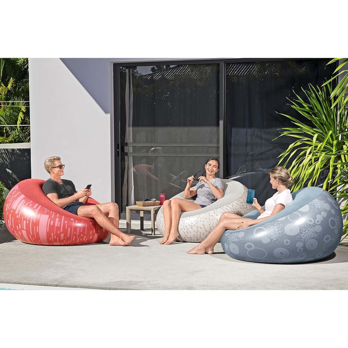 Best Way Inflate Air Chair, Assorted Colour, 75052
