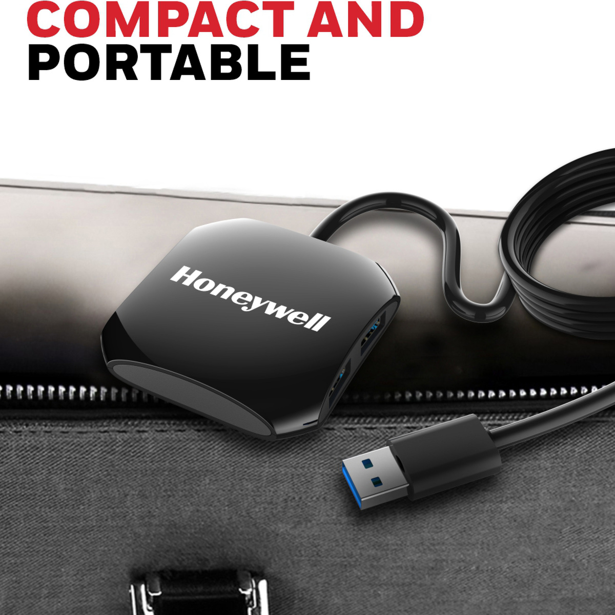 Honeywell Momentum 4 Ports USB 3.0 HUB, 30 cm Cable Length, HC000010/LAP