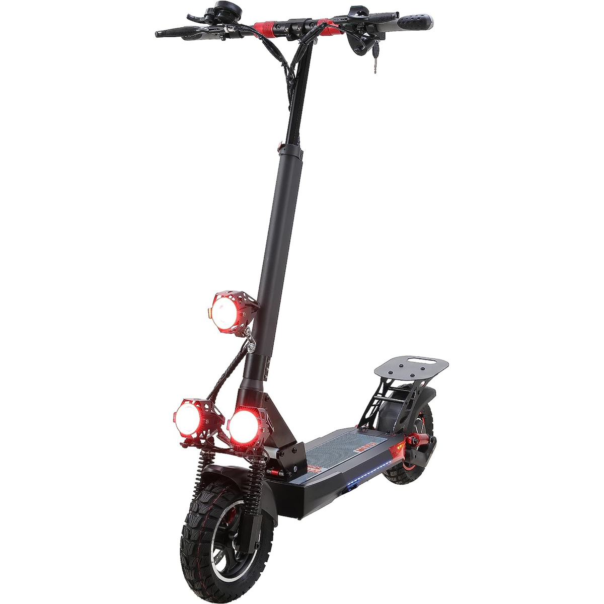 Mytoys Electric Scooter 2023 Upgraded Version Removeable Comfortable Seat Front Triple LED Lights MT908