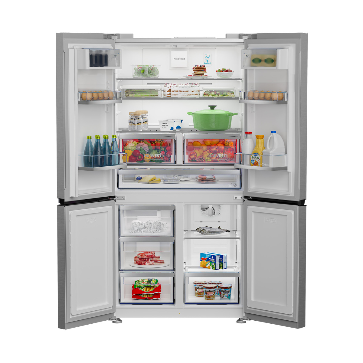 Beko Side-By-Side Refrigerator GNE794DX 624L