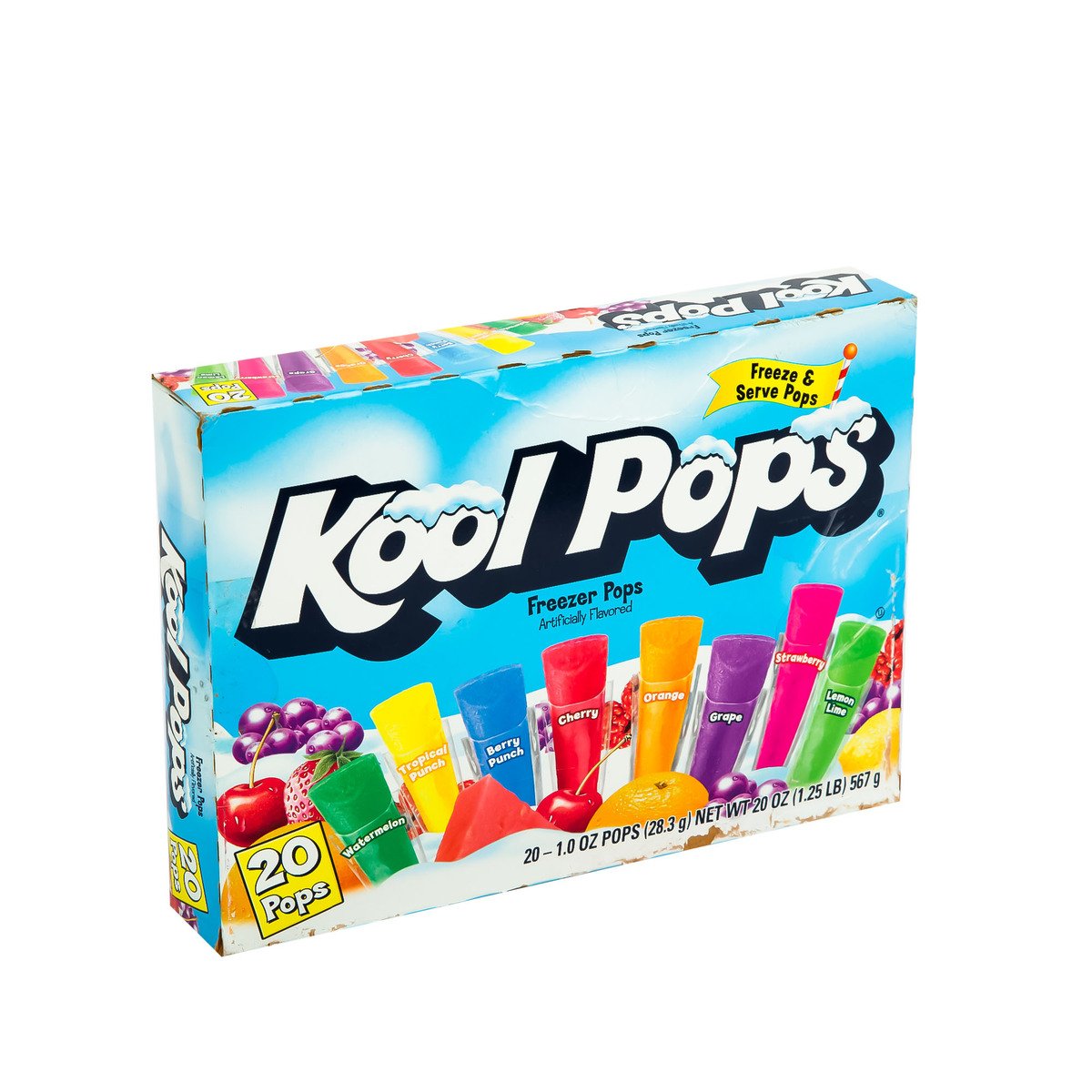 Kool Pops Freezer Pops Assorted 20 pcs 567 g