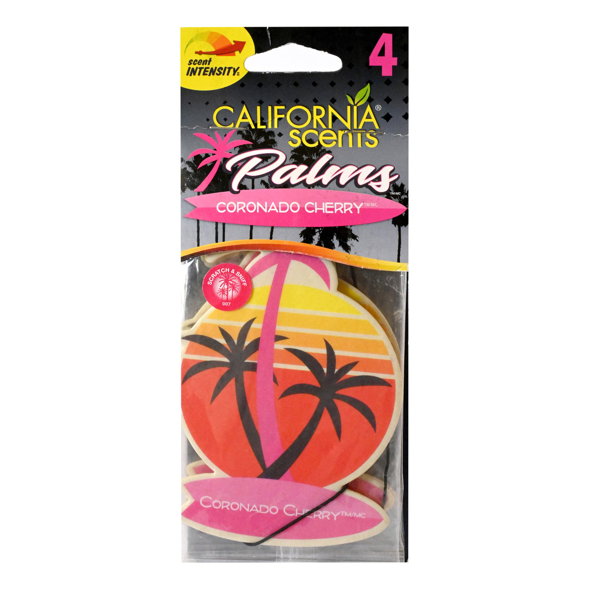 California Scents Coronado Cherry Hang Palms 4 pcs