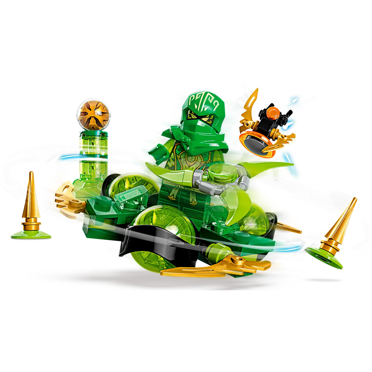 Lego Lloyd's Dragon Power Spinjitzu Spinning Building Toy Playset, 71779