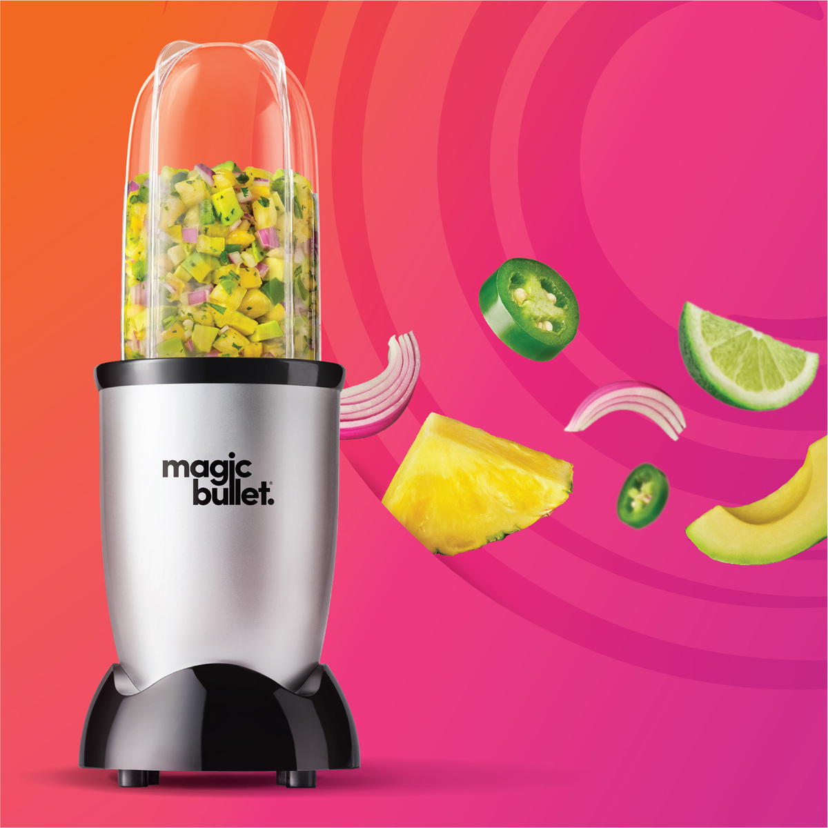 Magic Bullet Multi-Function High-Speed Blender, Mixer System with