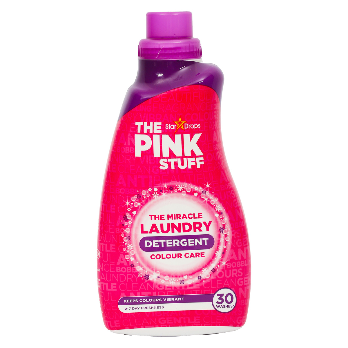 اشتري قم بشراء Stardrops Pink Stuff Laundry Detergent Colour Care 960 ml Online at Best Price من الموقع - من لولو هايبر ماركت Liquid Detergent في الكويت
