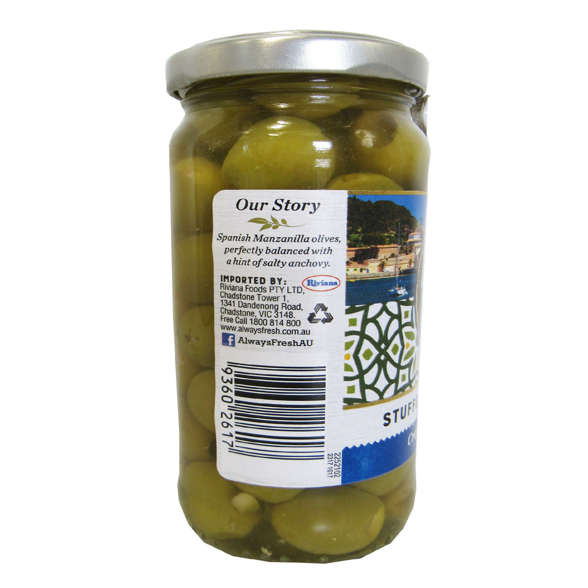 Always Fresh Anchovy Stuffed Olives 235 g