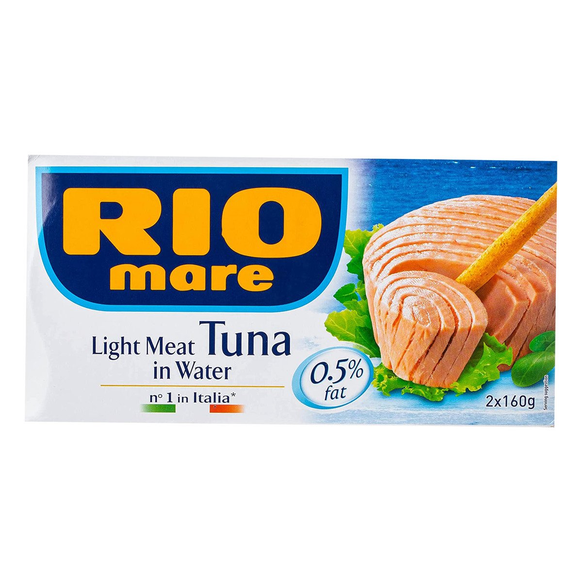 Rio Mare Light Meat Tuna In Water Value Pack 2 x 160 g