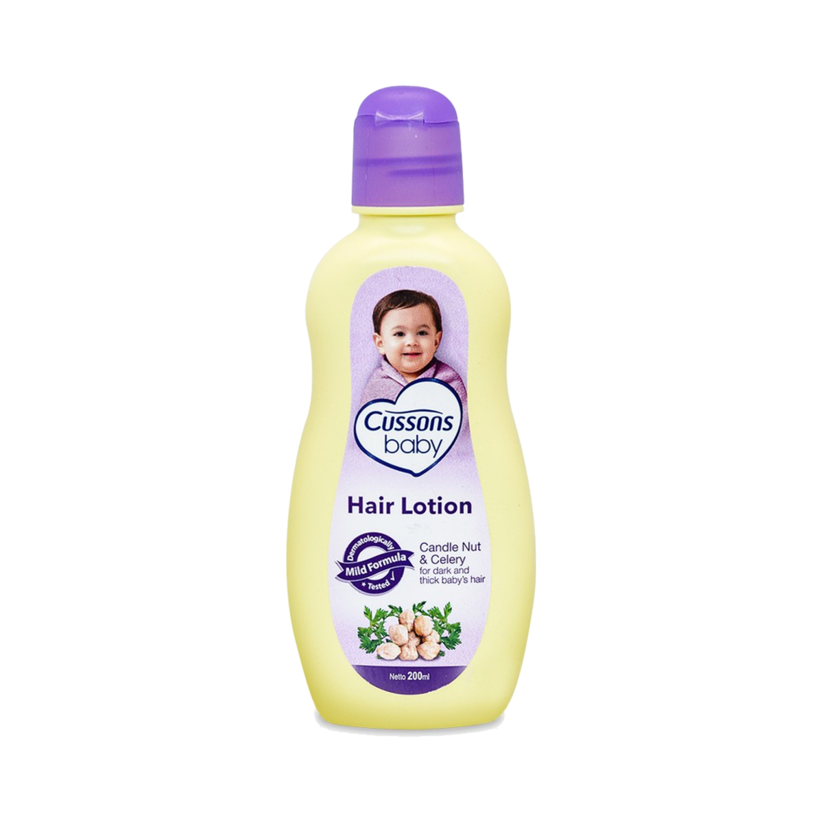 Cussons Baby Hair Lotion Candle Nut & Celery 200ml