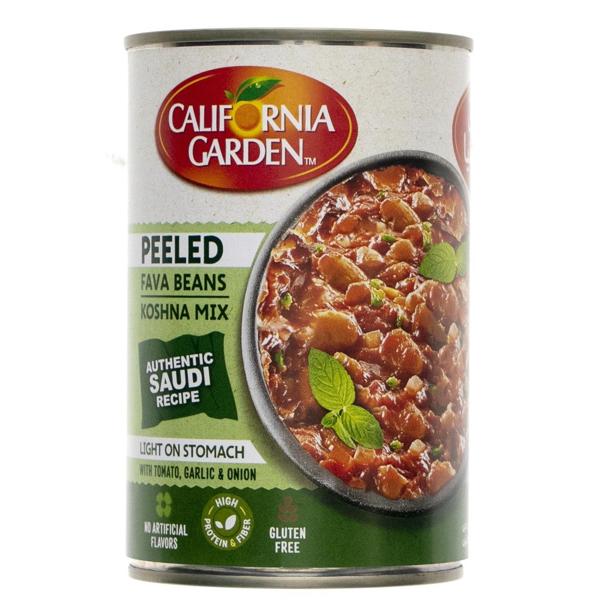 اشتري قم بشراء حدائق كاليفورنيا فول مقشر مع خلطة الكشنة 450 جم Online at Best Price من الموقع - من لولو هايبر ماركت Canned Foul Beans في السعودية