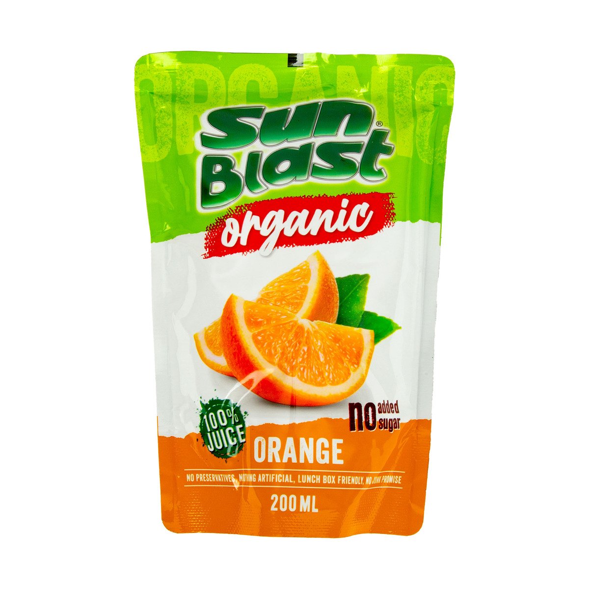 صن بلاست عصير برتقال عضوي 200 مل × 10 قطع