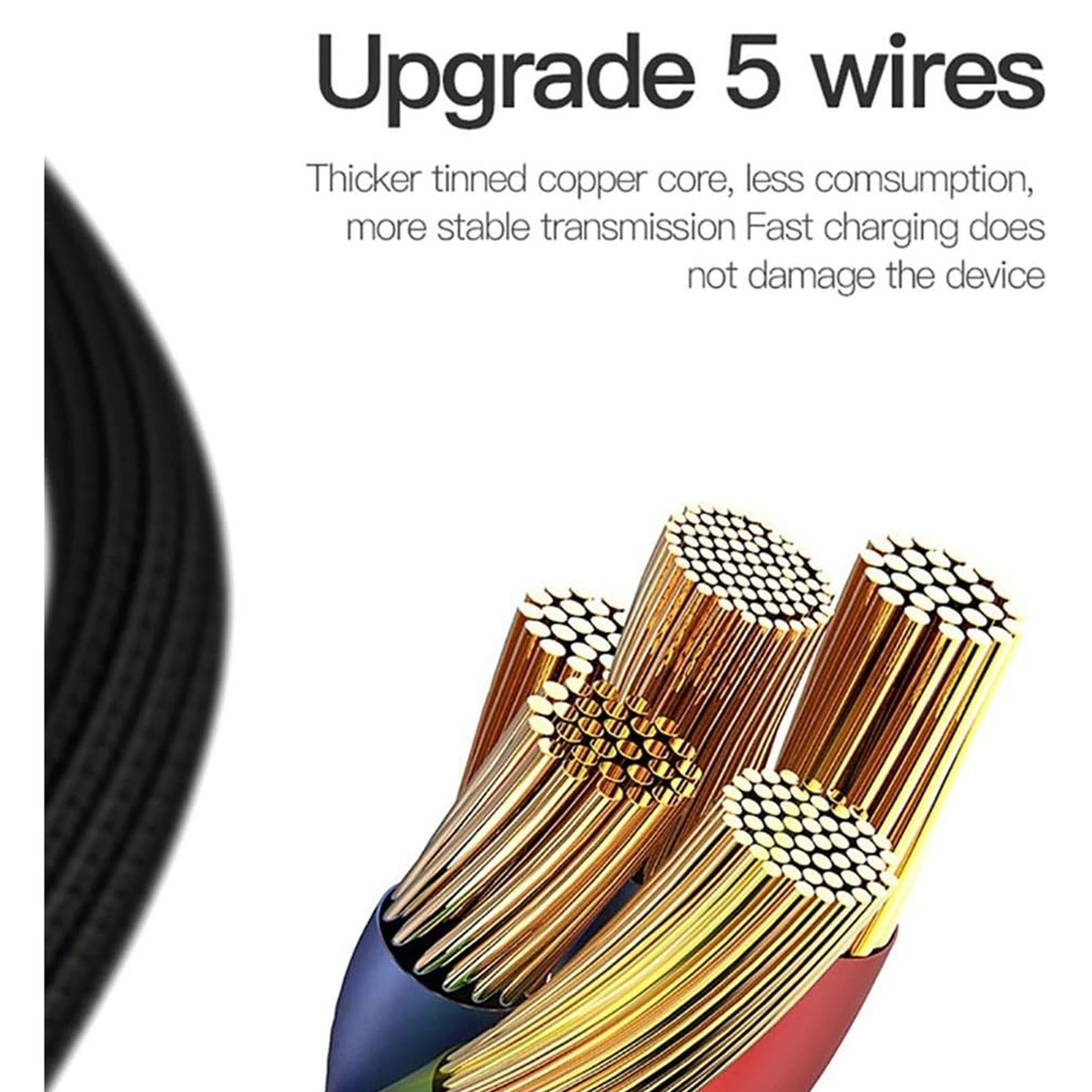 Totu Type C Braided Cable, 1 m, BT004