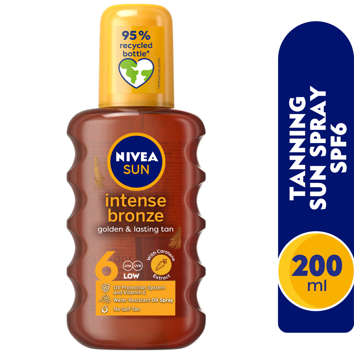 Buy Nivea Intense Bronze Tanning Sun Spray SPF6 200 ml Online at Best Price | Sun Care | Lulu UAE in Kuwait