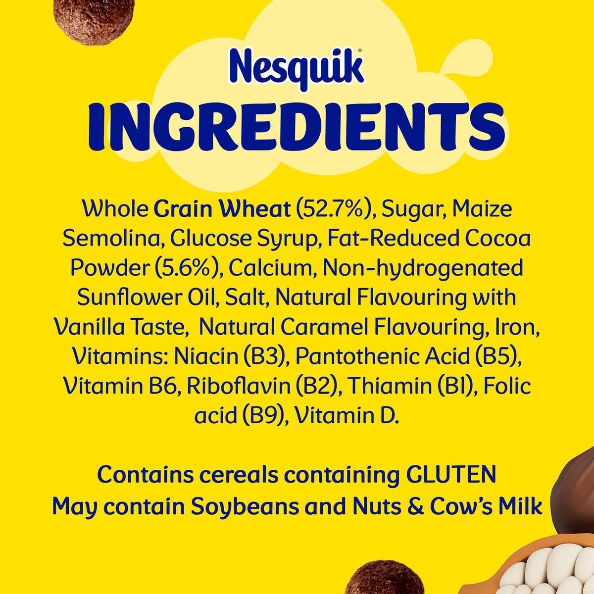 Nestle Nesquik Chocolate Breakfast Cereal Pack 500 g