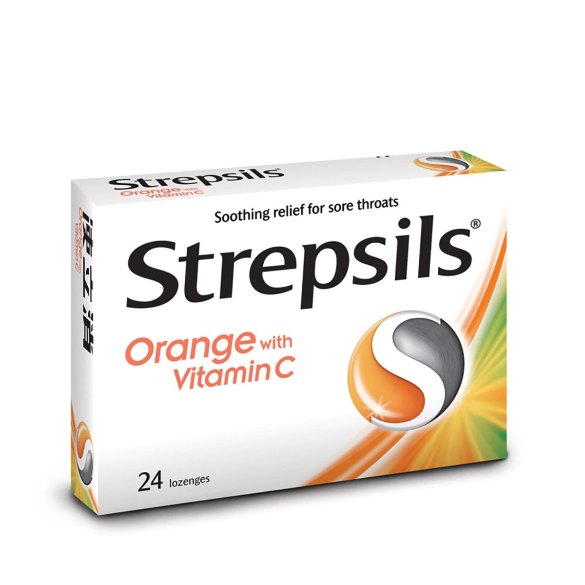 Strepsils Orange With Vitamin C 24lozenges