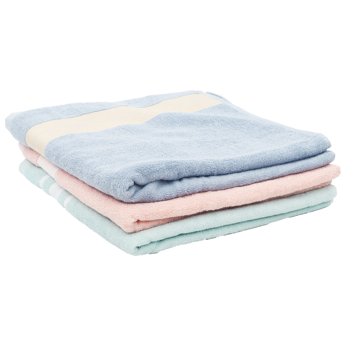 Maple Leaf Home Bath Towel Cotton 70 x 140cm 7532L43 Assorted