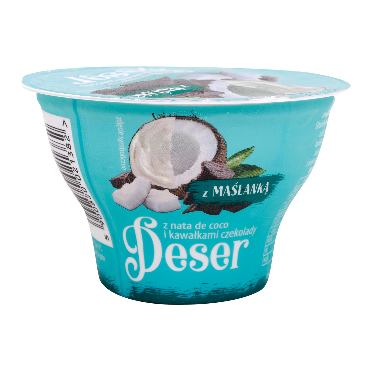 Mlekpol Dessert With Butter Milk Nata De Coco And Chocolate Chip, 170 g