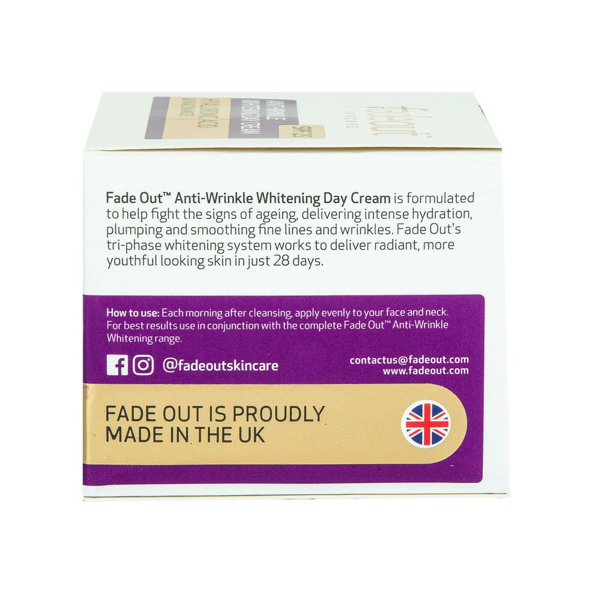 Fade Out Anti-Wrinkle Whitening Day Cream 50 ml