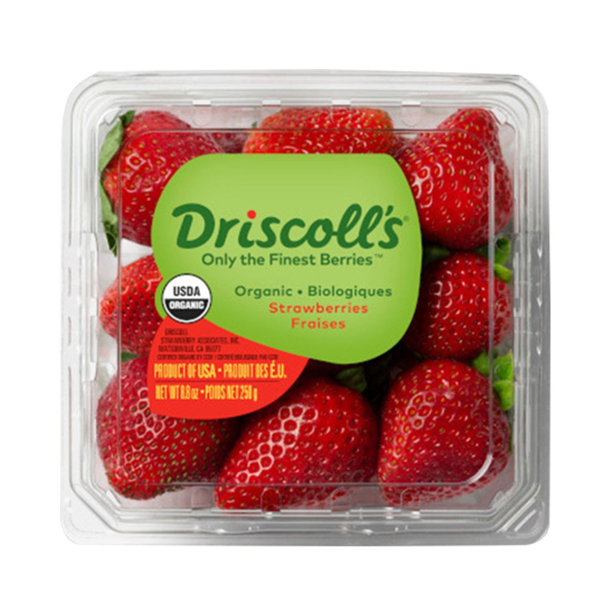 Fresh Driscoll's Organic Strawberry 250 g