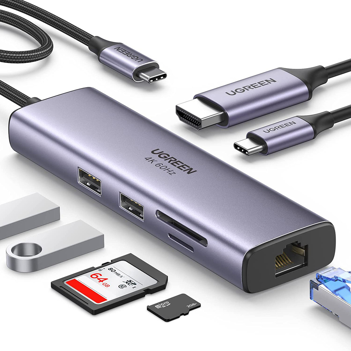 UGREEN USB Type C Ethernet Adapter - High-Speed USB3.0 Hub - Online  Shopping Sri Lanka