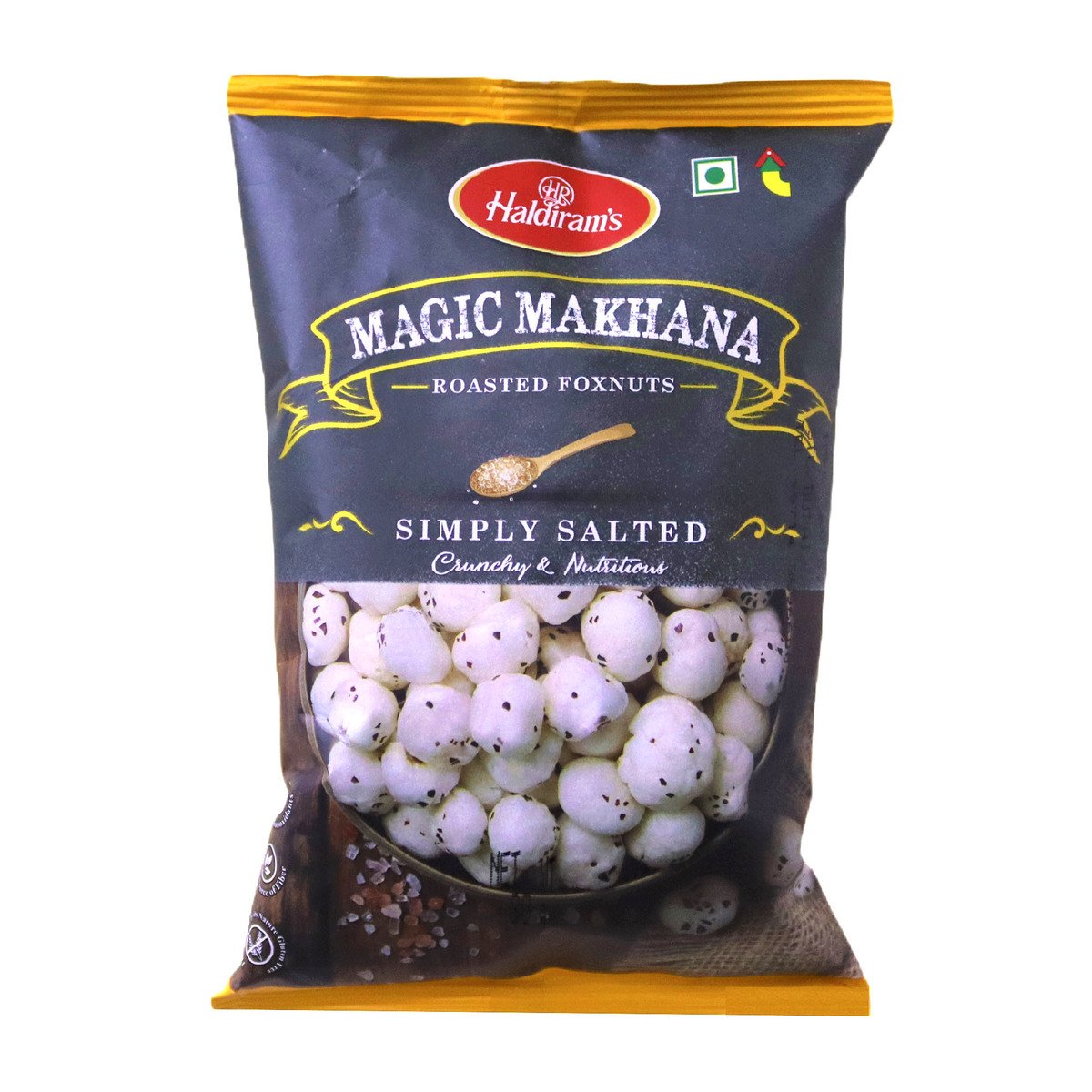 Buy Haldirams Magic Makhana Roasted Foxnuts Simply Salted 30 g Online at Best Price | Indian Savouries | Lulu UAE in UAE
