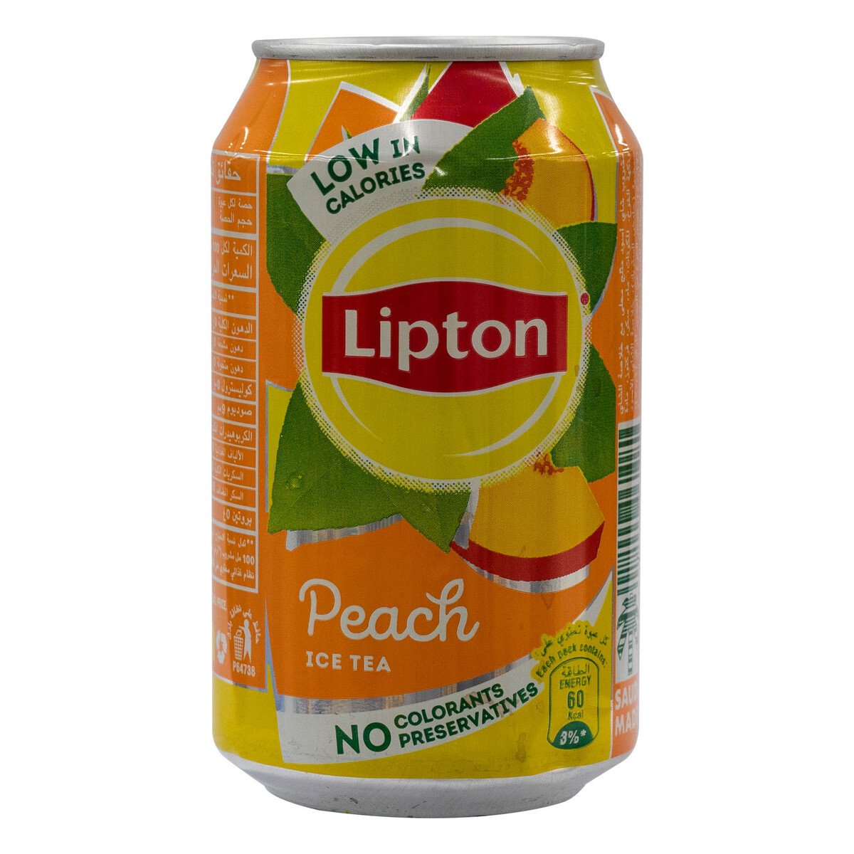 Buy Lipton Peach Ice Tea Can 6 x 315 ml Online at Best Price | Ice Tea | Lulu KSA in Saudi Arabia