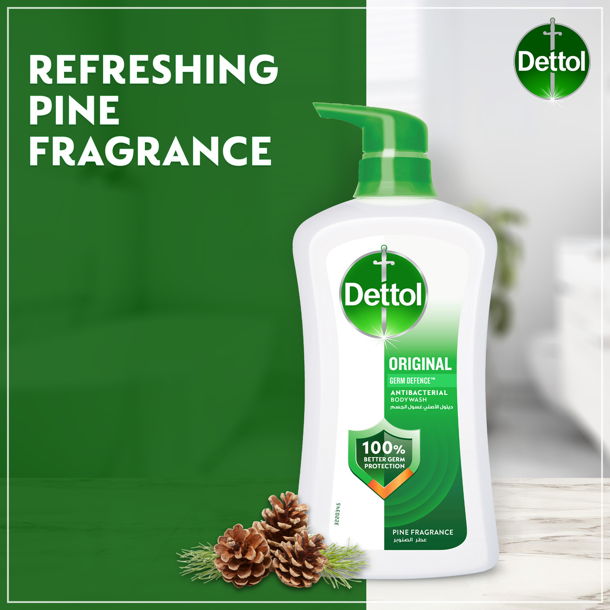 Dettol Original Body Wash Pine Fragrance 500 ml