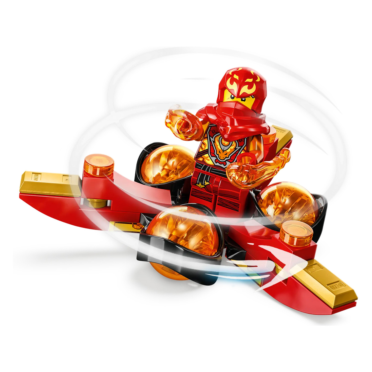 Lego Kai’s Dragon Power Spinjitzu Flipping Toy Playset, 71777