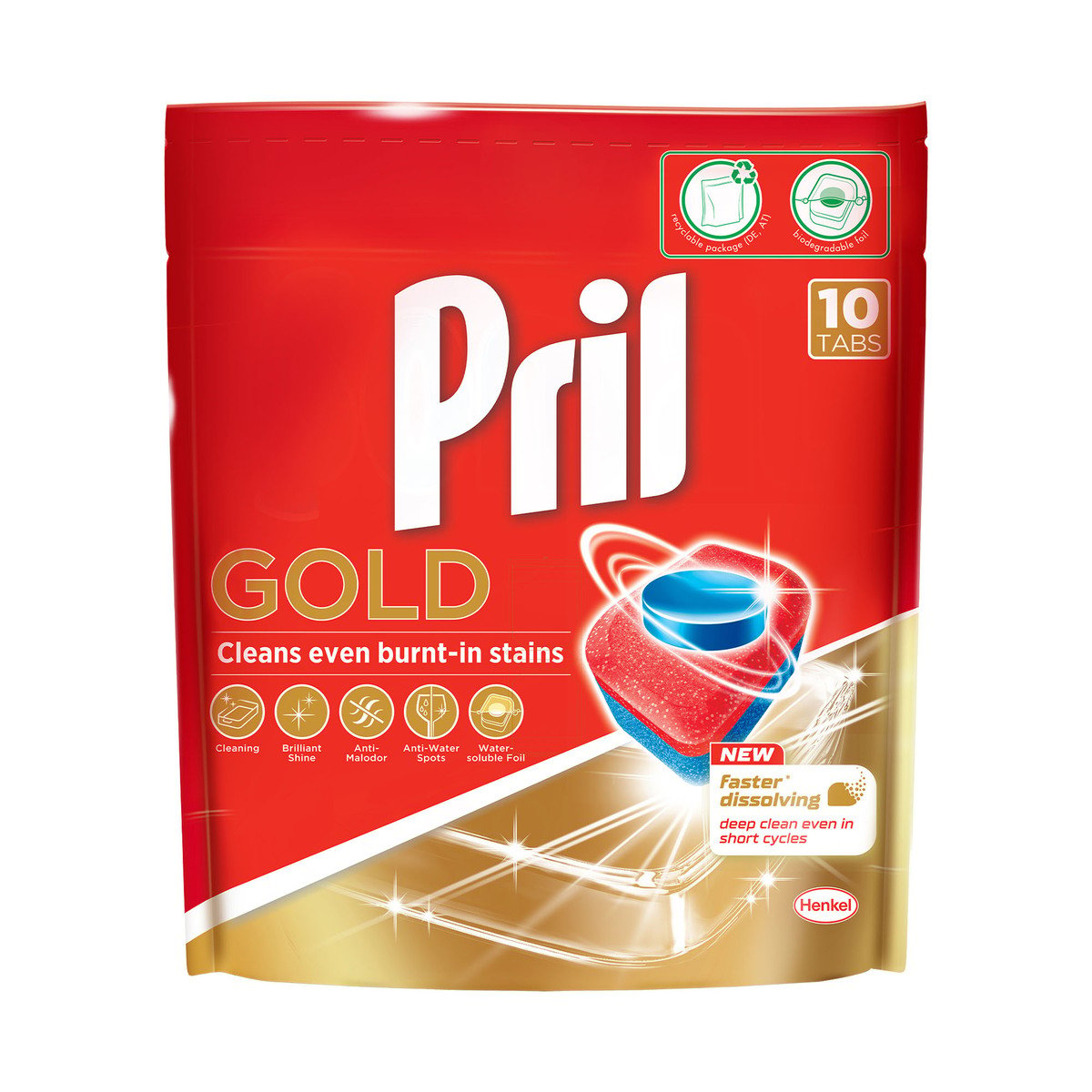Pril Gold Dishwashing Tabs 10 pcs 192 g