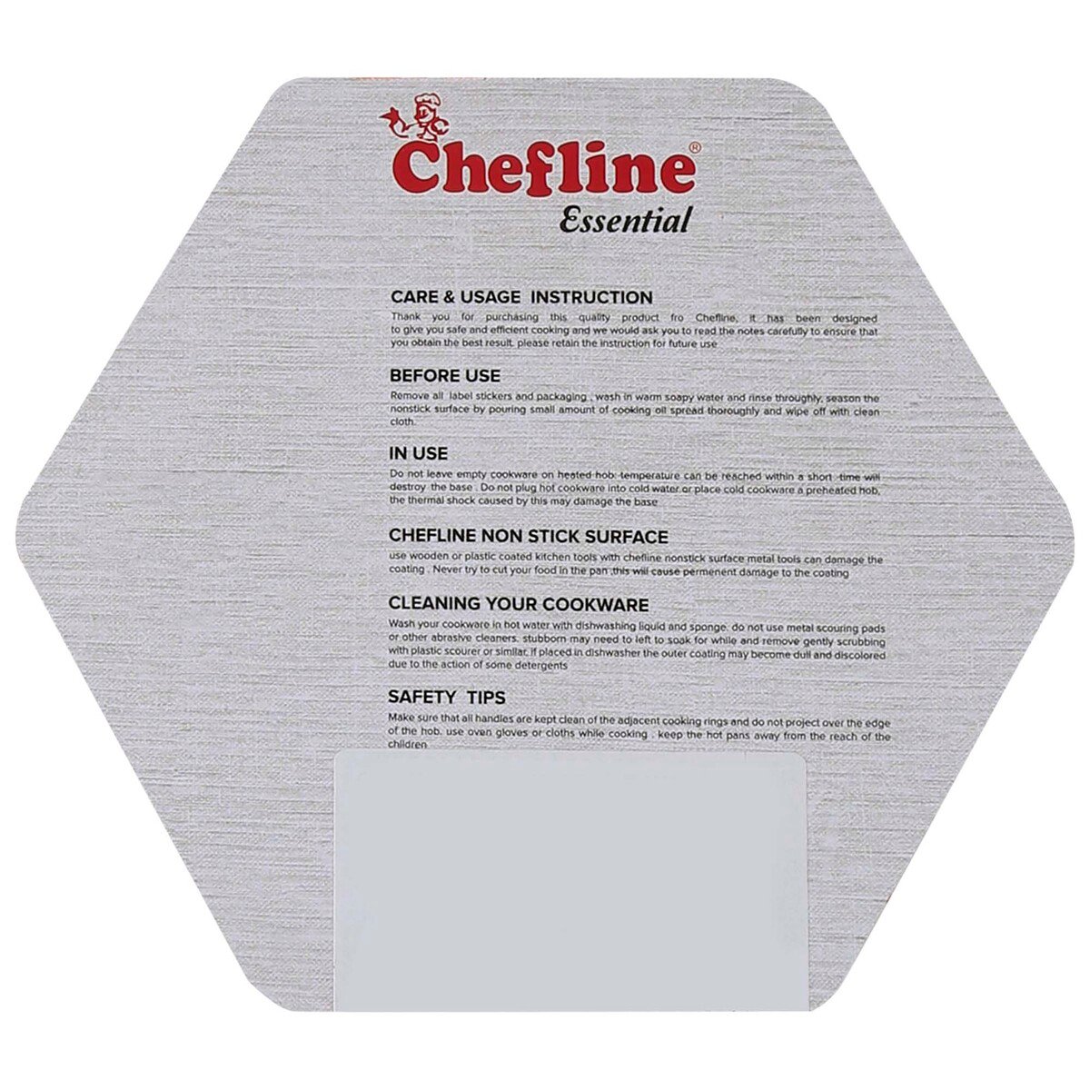 Chefline Non-Stick Concave Tawa, 28 cm, ESNLND28