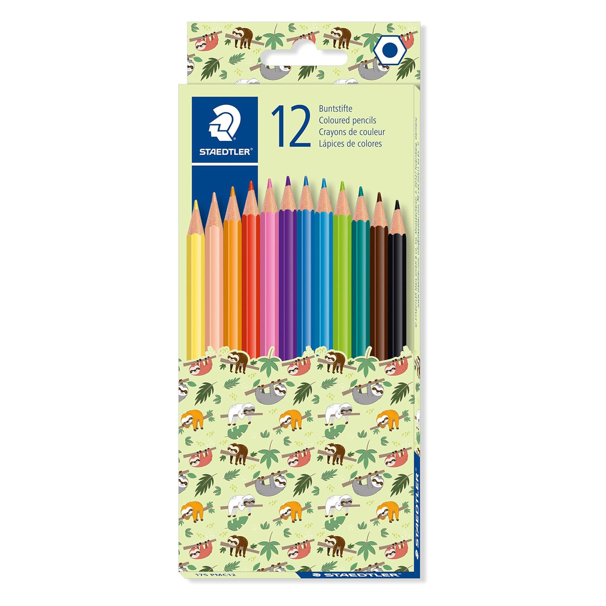 Staedtler Pattern Mix Coloured Pencil, 12 pcs, Assorted, ST-175-PMC12