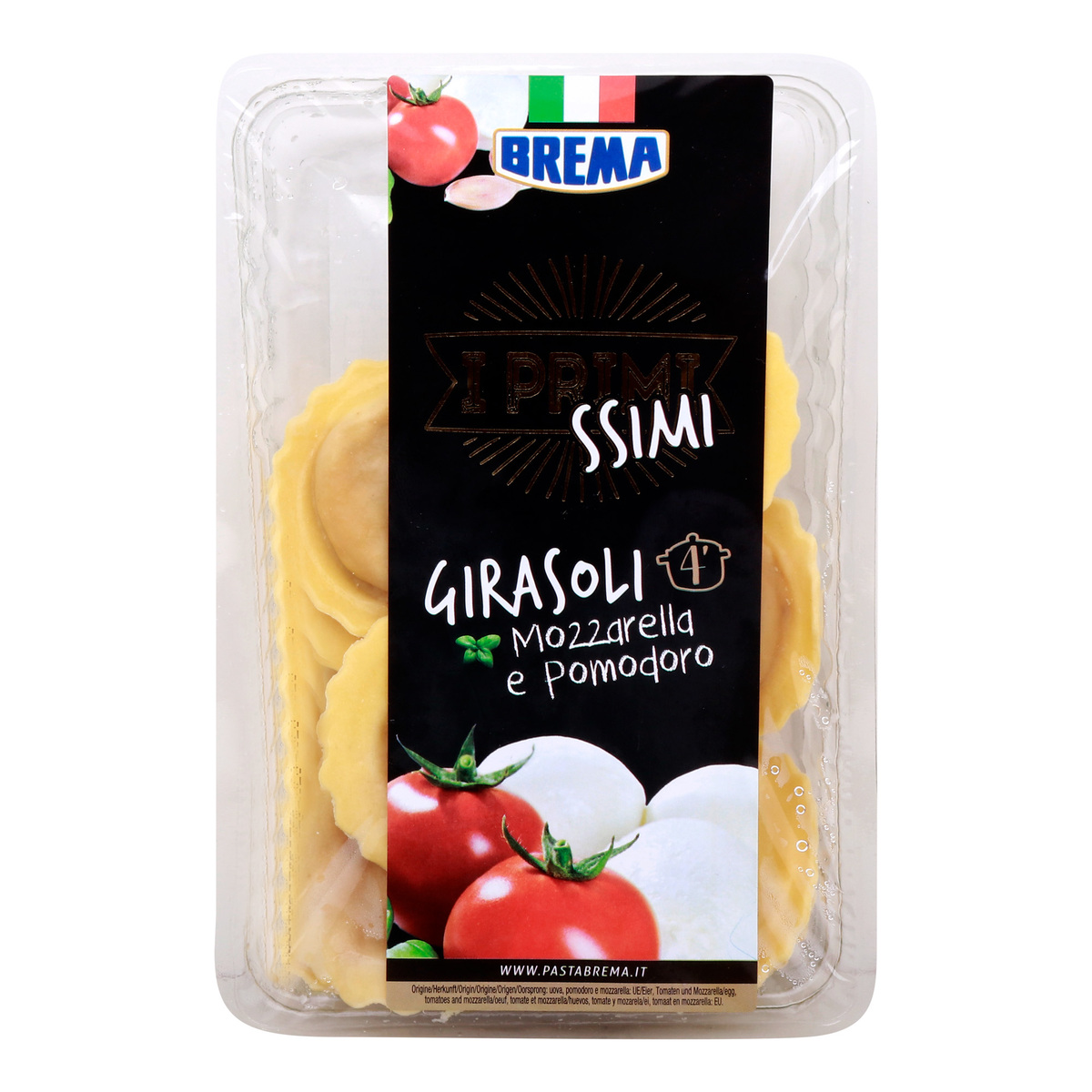 Brema Girasoli With Mozzarella & Tomato, 250 g