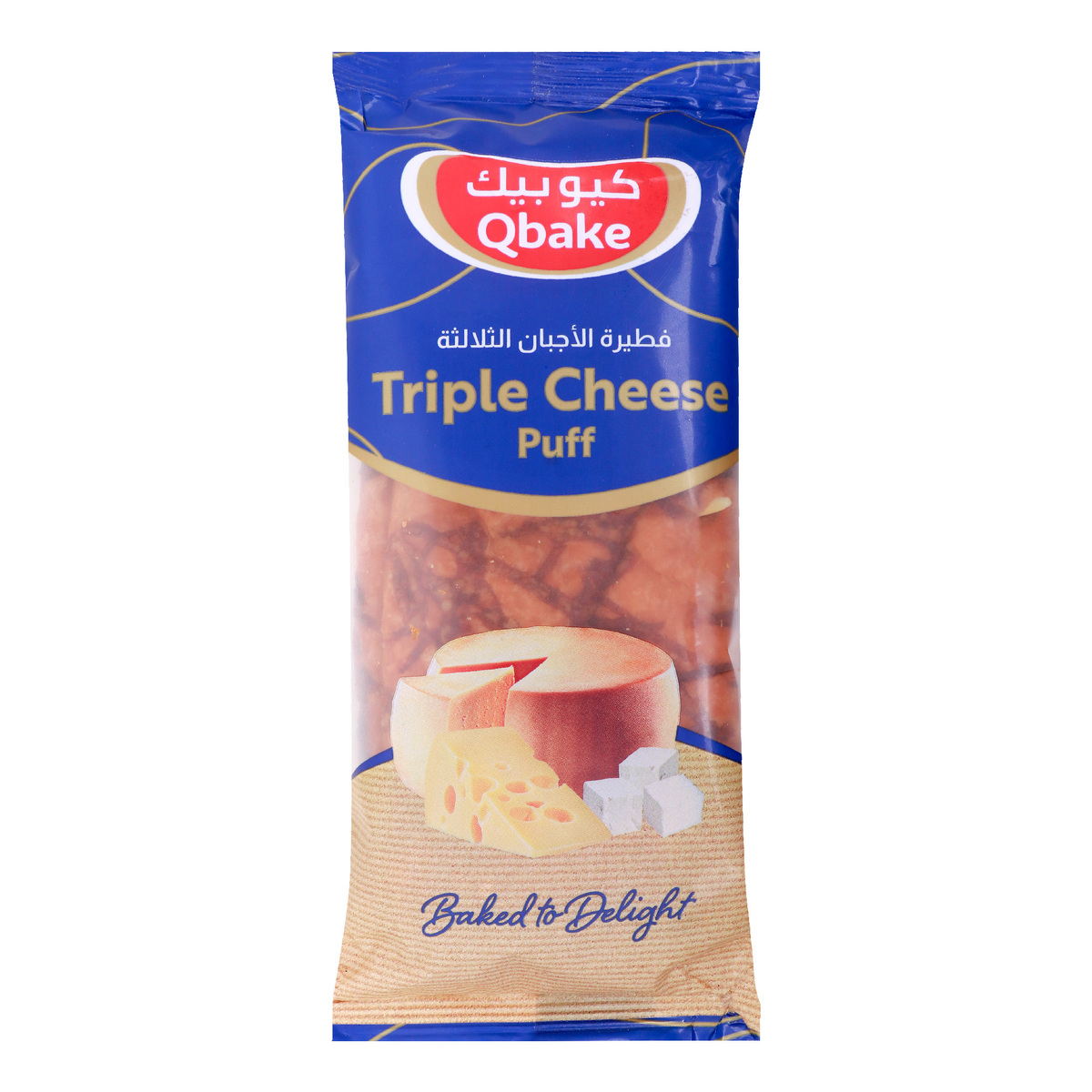 Qbake Triple Cheese Puff 105 g