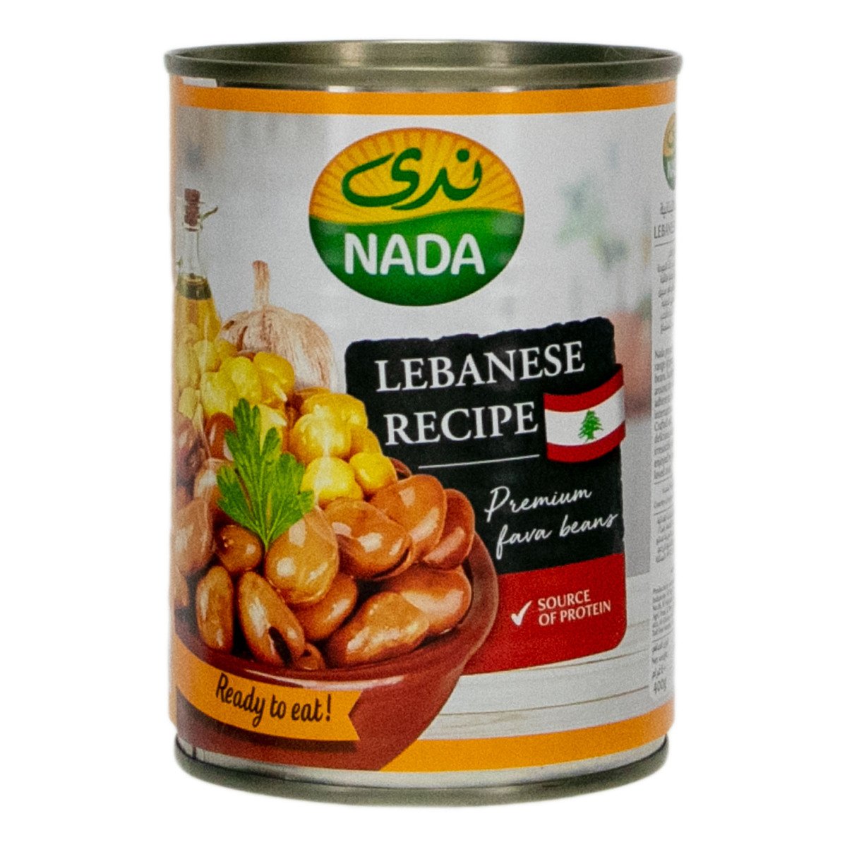 Nada Lebanese Recipe Premium Fava Beans 400 g