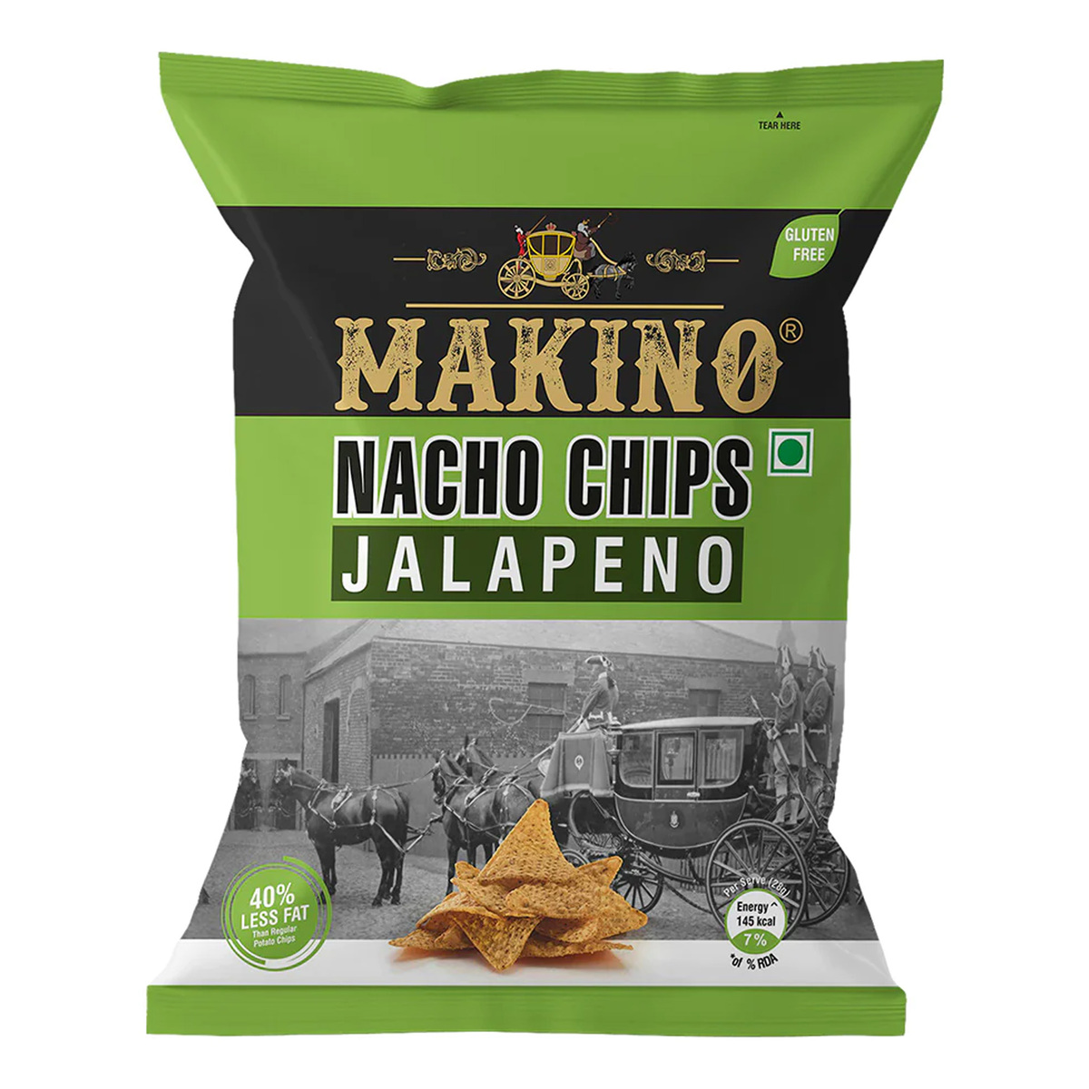 Makino Nacho Chips Jalapeno 60 g